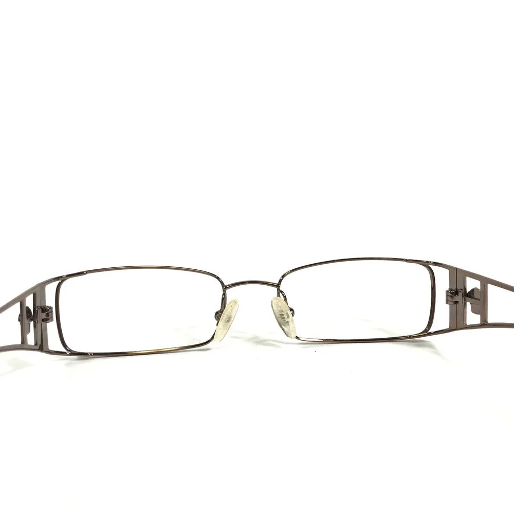 Versace Eyeglasses Frames MOD. 1111 1013 Shiny Brown Rectangular Logos 49-17-125